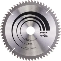 Bosch Optiline Wood Kreissägeblatt 216 x 30 mm 60 Zähne 1 St.