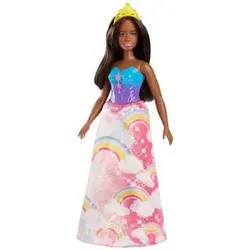 MATTEL FJC94 FJC98 Barbie Dreamtopia Prinzessin: Regenbogen-Prinzessin (brünett)