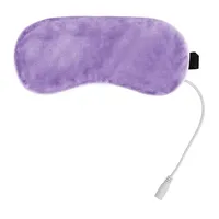 Elektrisch beheizbare Augenmaske USB Wärmende Augenmaske Schlafmaske Augenklappe Gegen Blepharitis, Augenringe, Trockene Augen (Violett)