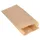 Papstar Papierfaltenbeutel gefädelt Kraftpapier 21 cm x 10 cm x 5 cm braun Füllinhalt 0,5 kg