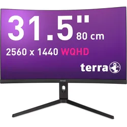 TERRA LCD/LED 3285W HA black CURVED USB-C/HDMI/DP - Flachbildschirm (TFT/LCD) -