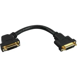 InLine DVI-I Adapterkabel - 24+5 Buchse/Buchse - zum Einbau - vergoldete Kontakt