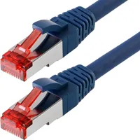 Herweck Helos Patchkabel S/FTP Cat 6 blau 0,5m