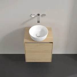 Villeroy & Boch Collaro Waschtischunterschrank 500 x 548 x 380mm, mit LED Beleuchtung - Nordic Oak
