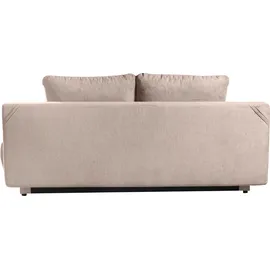 werk2 Schlafsofa »Troya«, 2-Sitzer Sofa und Schlafcouch mit Federkern & Bettkasten