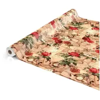 ANRO Tischdecke Wachstischdecke Wachstuch Wachstuchtischdecke Landhaus Rosen Briefe 300x140cm
