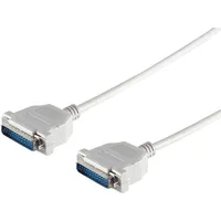 ShiverPeaks S/CONN maximum connectivity SUB-D Anschlusskabel, 2 x 25-pol. Sub D-Stecker, mit Schnapphauben, 1,8m (1.80 m), Video Kabel