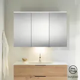 Burgbad Eqio 120 cm eiche dekor urban LED-Waschtischbeleuchtung Türanschlag links/links/rechts