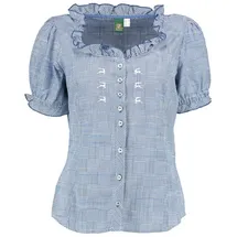 OS-TRACHTEN Trachtenbluse Zerado blau 34