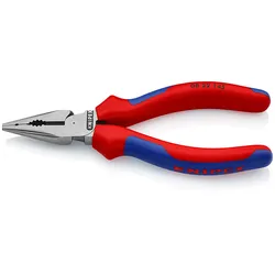 KNIPEX 0822145, Spitzzange, Metall, Kunststoff, Blau, Rot, 145 mm, 145 g