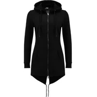 URBAN CLASSICS Ladies Sweat Parka - schwarz