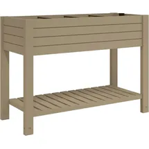 furnicato Hochbeet 110 x 45 x 79 cm Braun