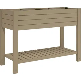 furnicato Hochbeet 110 x 45 x 79 cm Braun