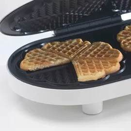TREBS Doppelherzwaffeleisen Weiß
