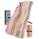 NirvanaShape Strandtuch XXL - Strandhandtuch mit über 32 Strand-Muster - schnelltrocknende Mikrofaser Badetuch, Microfaser Handtuch, Badehandtuch - 200 x 90 cm