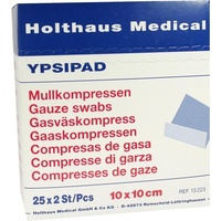 Holthaus Mullkompressen Ypsipad 10x10 cm steril 8fach