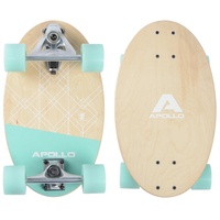 Apollo Miniskateboard Mini-Longboard Barrel Board, hochwertig und platzsparend grün