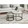 home collective Couchtisch 2er Set Weiß Holz 70 x 42,5 cm