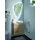Fackelmann Waschbeckenunterschrank 52 x 60 x 24,3 cm Braun