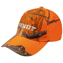 Fendt Cap orange/camouflage in Signalfarben