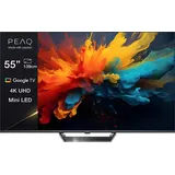 PEAQ PTV 55GMU-5024C Mini LED TV (Flat, 55 Zoll / 139 cm, UHD 4K)