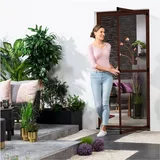 hecht International Türbausatz flächenbündig 100x210 cm Braun
