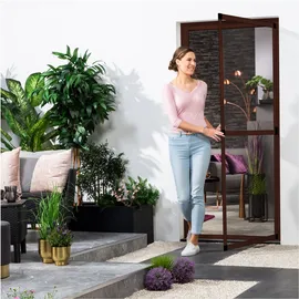 hecht International Türbausatz flächenbündig 100x210 cm Braun