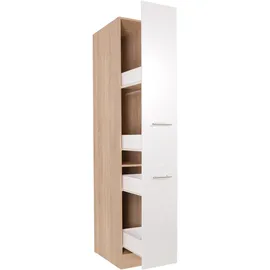Respekta Apothekerschrank Merle 30 x 60 x 200 cm Weiß