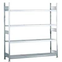 Schulte Lagertechnik Weitspannregal Stahl 250 x 250 x 60 cm silber