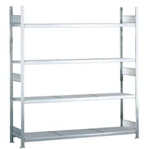 Schulte Lagertechnik Weitspannregal Stahl 250 x 250 x 60 cm silber