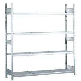 Schulte Lagertechnik Weitspannregal Stahl 250 x 250 x 60 cm silber