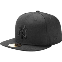New York Yankees MLB Black On Black 59Fifty Basecap - 7 1/4-58cm (L)