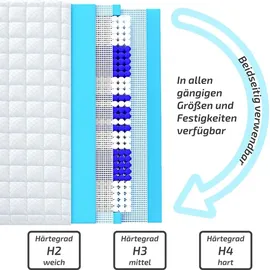 Matratzen Perfekt Hamburg 90 x 200 cm H2 | H3