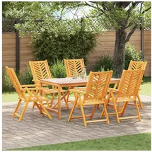 vidaXL Gartenstuhl 6 St. 57 x 72 x 109 cm braun