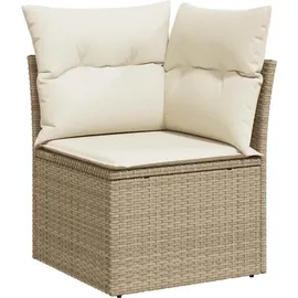 vidaXL Garten-Sofagarnitur 9-tlg. Loungeset beige
