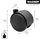 Wagner System WAGNER Design Möbelrolle/Lenkrolle - hart - Durchmesser Ø 40 mm, Bauhöhe 45 mm, schwarz, Tragkraft 35 kg - 01002401