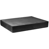 TexDeko BeSmart halbes Palettenkissen Loungekissen 60x80x12cm mit Abperleffekt Bezug mit Reißverschluss für Palettenpolster (Anthrazit)