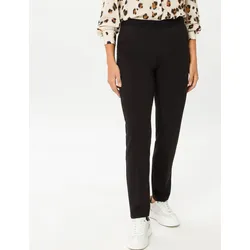 Boyfriend-Hose RAPHAELA BY BRAX "Style LIV", Damen, Gr. 52, Normalgrößen, schwarz, 90% Polyester, 10% Polyurethan, Hosen