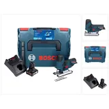 Bosch GST 12V-70 Professional Akku Stichsäge 12 V + 1x Akku 6,0 Ah + Ladegerät + L-Boxx