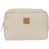 jollein Twill Windeltasche - Natural - Windeletui - Leinen Look - Kosmetiktasche - Organizer