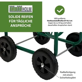 Trutzholm Schlauchwagen Basic 50 m Stahl grün