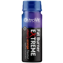 OstroVit Fat Burner Extreme Shot (80 ml, Orange Kirsche)
