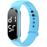 Digital Kinderuhr Armbanduhr Kinder Junge Mädchen Schrittzähler Kinder Digitaluhr Fitnessarmband Fitness Tracker Kinder Uhr Schlaftracker Fitnessuhr ohne App und Handy Wecker Wasserdicht Kalorien