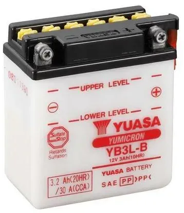 YUASA YB3L-B Batterie ohne Säurepack