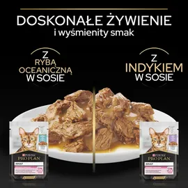 Purina Delicate Verdauung Truthahn Fisch Sauce 10 x 85 g