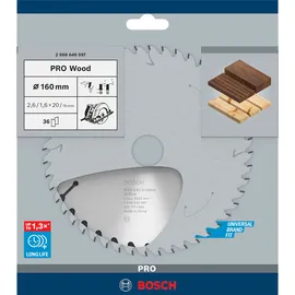 Bosch Kreissägeblatt Optiline Wood Ø 160 mm 1