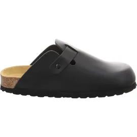 Natural sense Clogs Tieffußbett für Herren, schwarz Größe 44