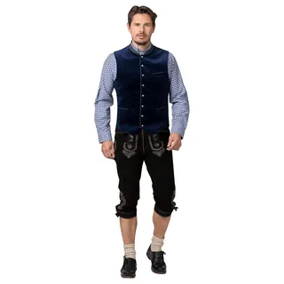 Stockerpoint Lorenzo Herren Trachtenweste, indigo, 58