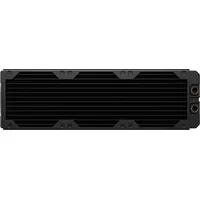 Corsair Hydro X Serie XR5 360mm V2 Radiator für Custom-Wasserkühlung – Kompatibel mit iCUE LINK-Lüftern – 3 x 120 mm Lüfterhalterungen – Schraubenschutzplatten – G1/4-Zoll-Gewinde – Schwarz