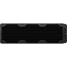Corsair Hydro X Serie XR5 360mm V2 Radiator für Custom-Wasserkühlung – Kompatibel mit iCUE LINK-Lüftern – 3 x 120 mm Lüfterhalterungen – Schraubenschutzplatten – G1/4-Zoll-Gewinde – Schwarz